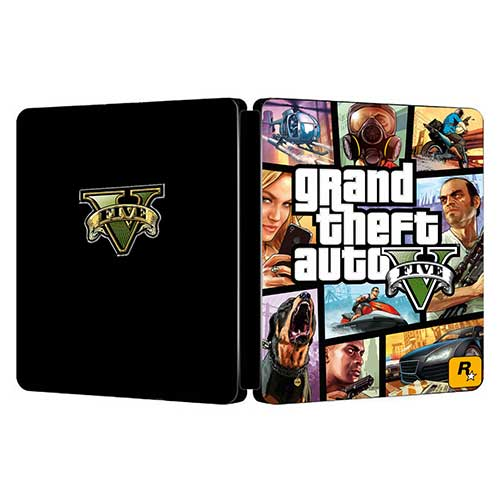 GTA5 海外定制版 PS4/PS5游戏铁盒（仅铁盒）