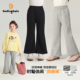 儿童休闲喇叭长裤 显瘦洋气春秋季 子潮 26新款 布丁哈鲁女童微喇卫裤