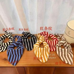 布丁哈鲁百搭条纹披肩25D436