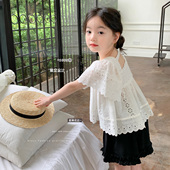 儿童洋气娃娃衫 2026新款 夏季 上衣短袖 布丁哈鲁童装 小衫 女童夏装