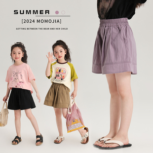 短裤 布丁哈鲁童装 儿童休闲山本童裤 新款 夏装 女童洋气2026夏季