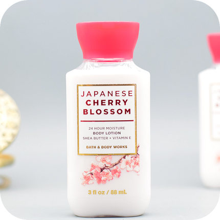 BBW日本樱花身体香氛保湿滋润乳液88ML旅行装美国Bath&Body Works