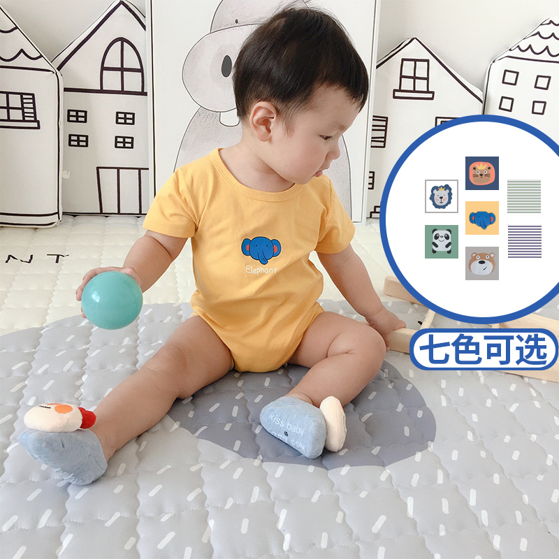 网红哈衣连体衣纯棉宝宝婴儿衣服