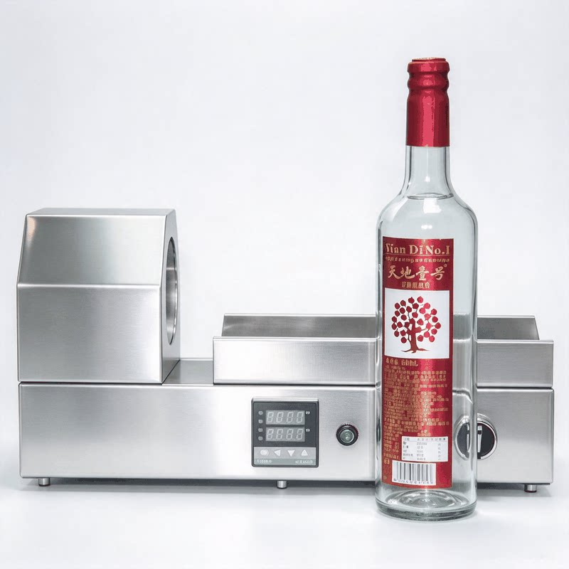 红酒胶帽收缩机 瓶盖胶膜热缩机 金鼎套标收缩机 酒水饮料热缩机