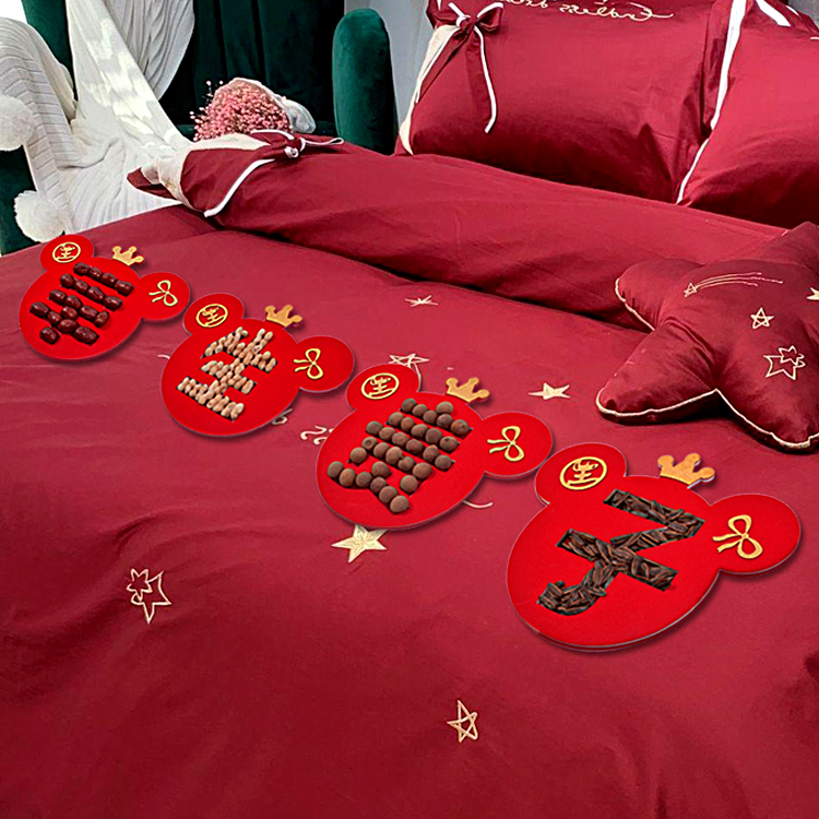 早生贵子模板场景布置婚房装饰