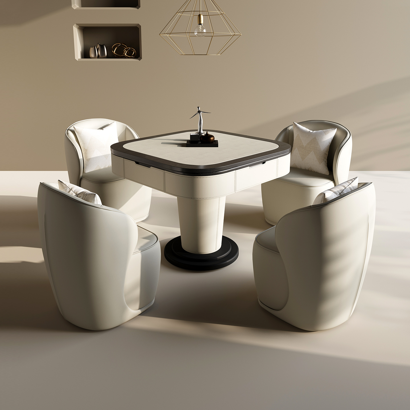 麻将机全自动家用麻将桌两用餐桌