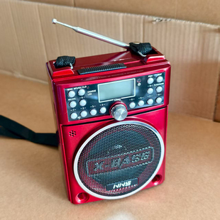 NNS年年顺10波段收音机插电式可充电录音插优盘SD卡中短波调频FM