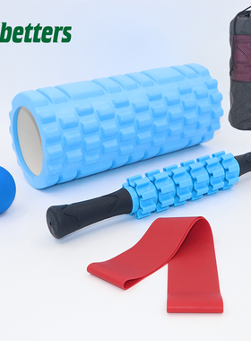 45CM加长泡沫轴肌肉放松按摩滚轴健身瑜伽柱滚筒轮狼牙棒普拉提