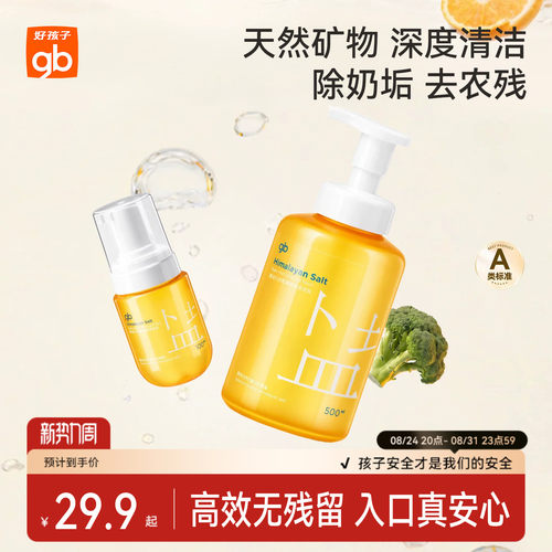 好孩子奶瓶果蔬餐具清洁剂泡泡