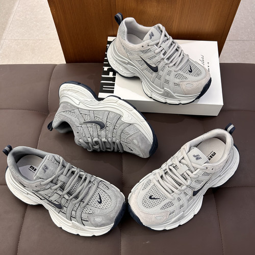 实体同款！2026早春厚底老爹鞋复古休闲鞋系带拼接透气做旧运动鞋