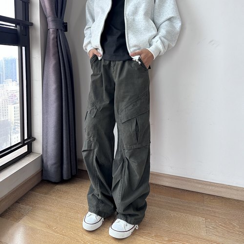 17DUP美式复古Crogo工装裤