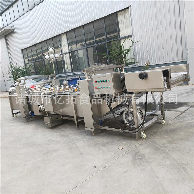 亿拓蔬菜清洗机循环用水自动输送水果清洗机操作简单