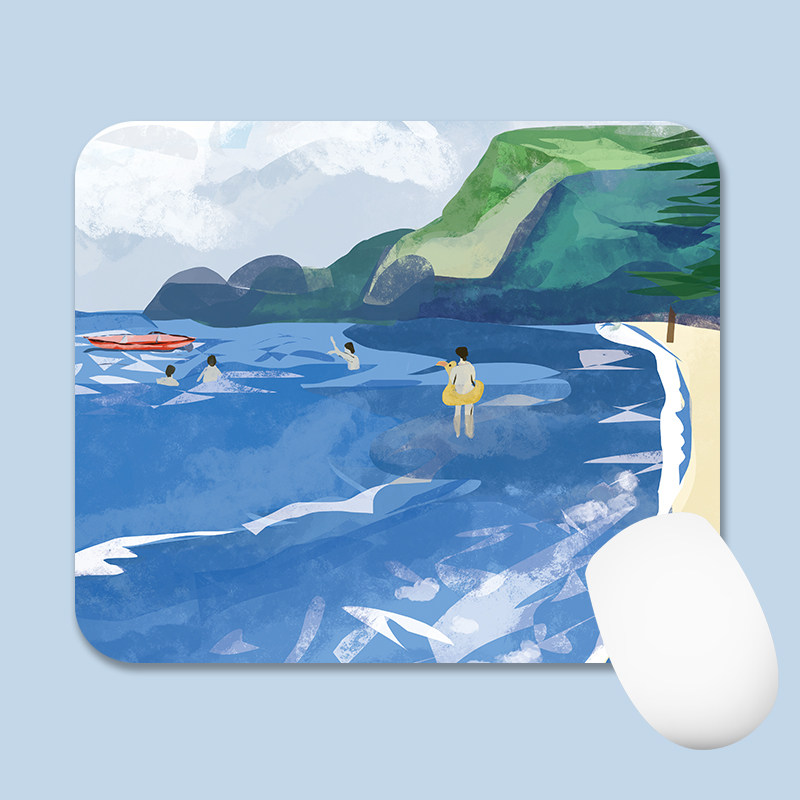 简约原创清晰办公顺滑加厚鼠标垫