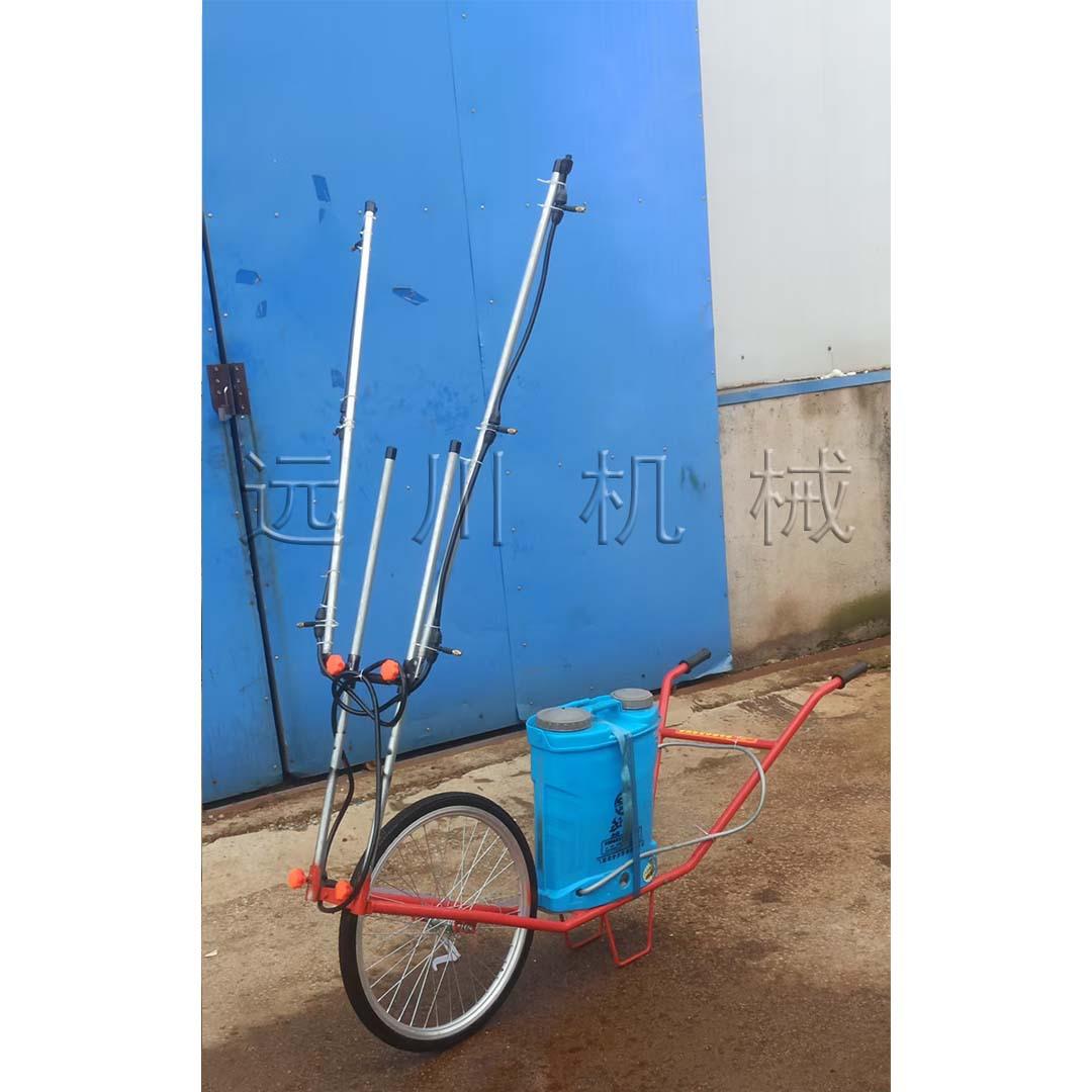 推车式电瓶手推打药机 手推式电动打药机