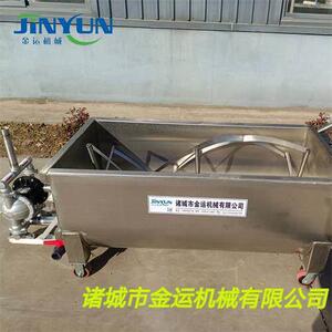辣椒酱U型搅拌料车 快速循环冷却搅拌料车 香菇酱周转料车 厂家直