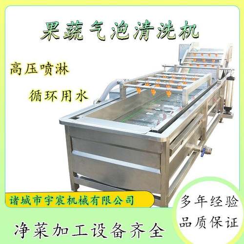 芹菜青椒果蔬气泡清洗机油菜梅干菜清洗设备木耳银耳气泡清洗机
