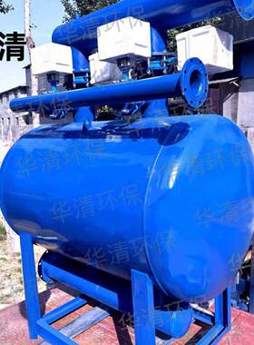 卧式浅层砂过滤器旁滤农业灌溉大流量海水养殖市政中水回用预处理