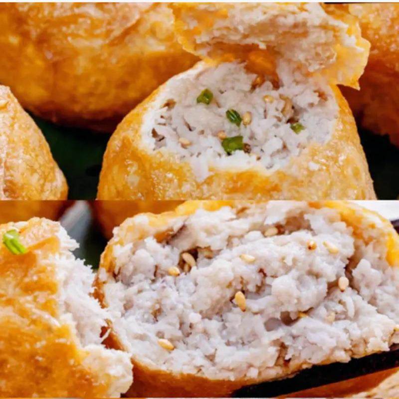 广西芋头酿豆腐泡 可塞芋头、糯米、鲜肉 定量精准全自动塞肉机,清洗/食品/商业设备,豆制品加工设备,淘宝优惠券,粉丝福利购,淘宝优惠卷