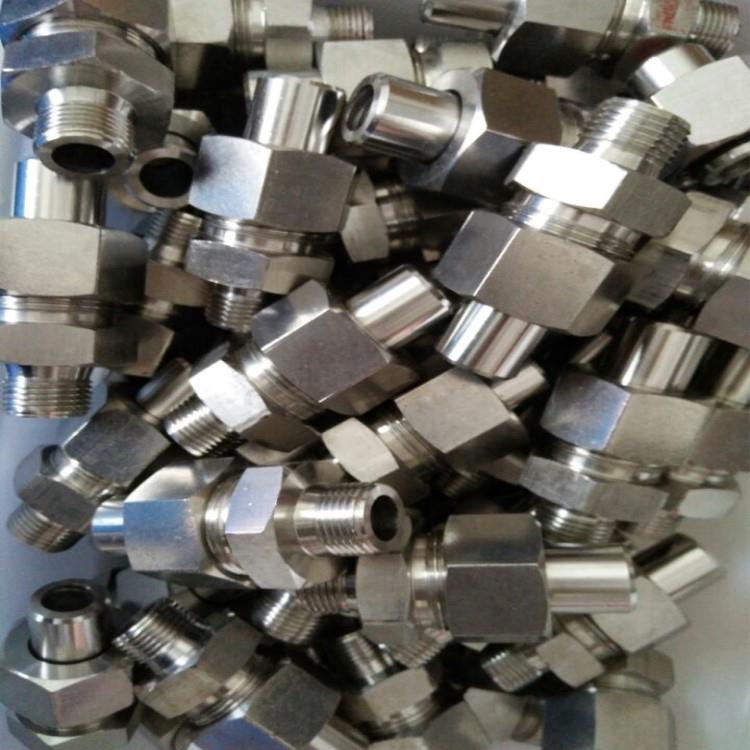 定做新款 加长 配件 高压油管接头 液压接头管件 不锈钢管接头