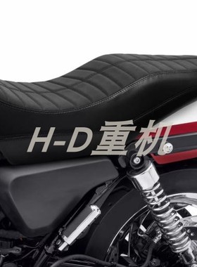 适用哈雷750改装双人坐垫Stree街道改装皮座 座椅750坐垫15-22款
