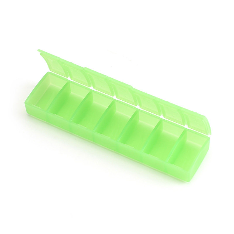 特百惠 七天小药盒 塑料药盒 小巧保鲜盒 便携收纳储藏盒 正品