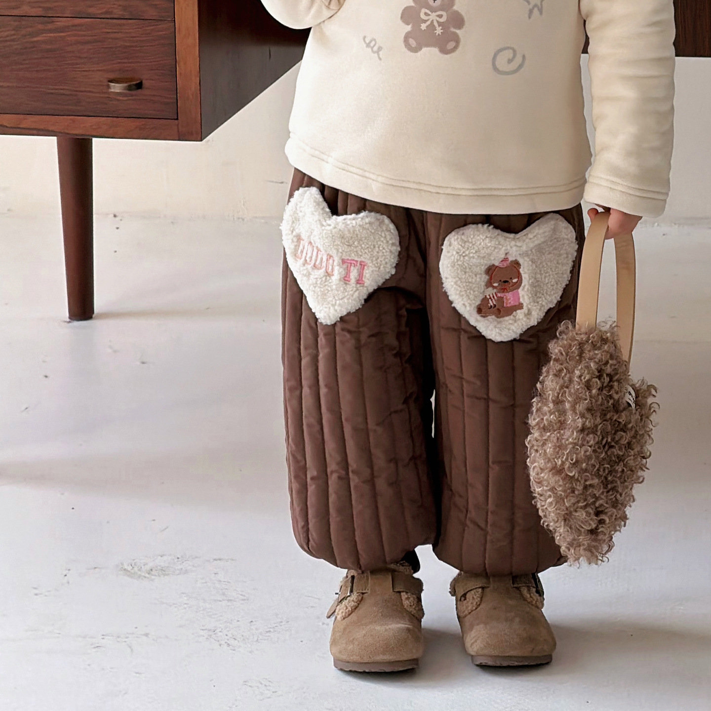 女童棉裤冬季加厚加绒儿童外穿保暖束脚裤冬款女宝宝一条过冬裤子