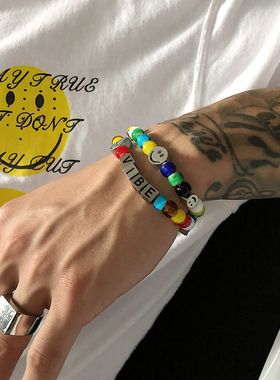 saz原创设计款彩色男骰子手链