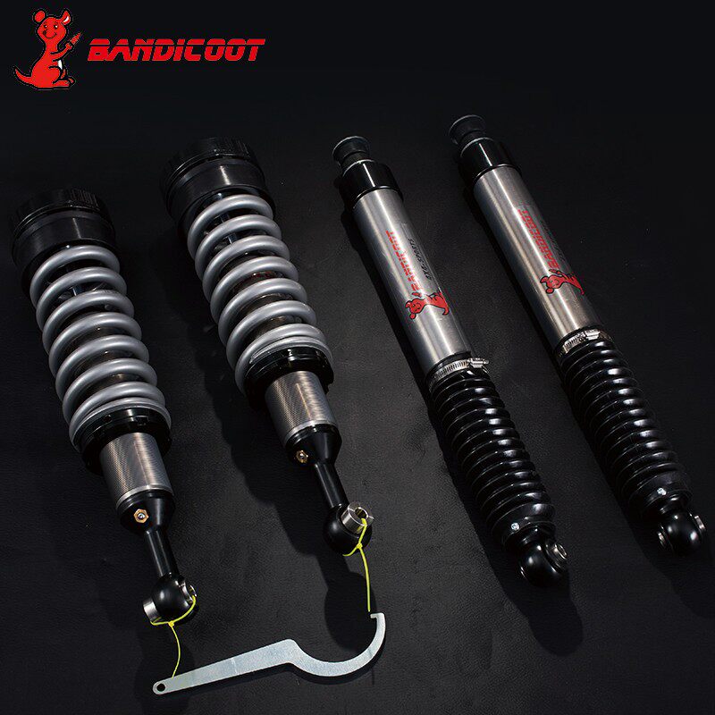 霸道3400lc95改装升级单筒氮气绞牙越野袋鼠减震器汽车升高套件