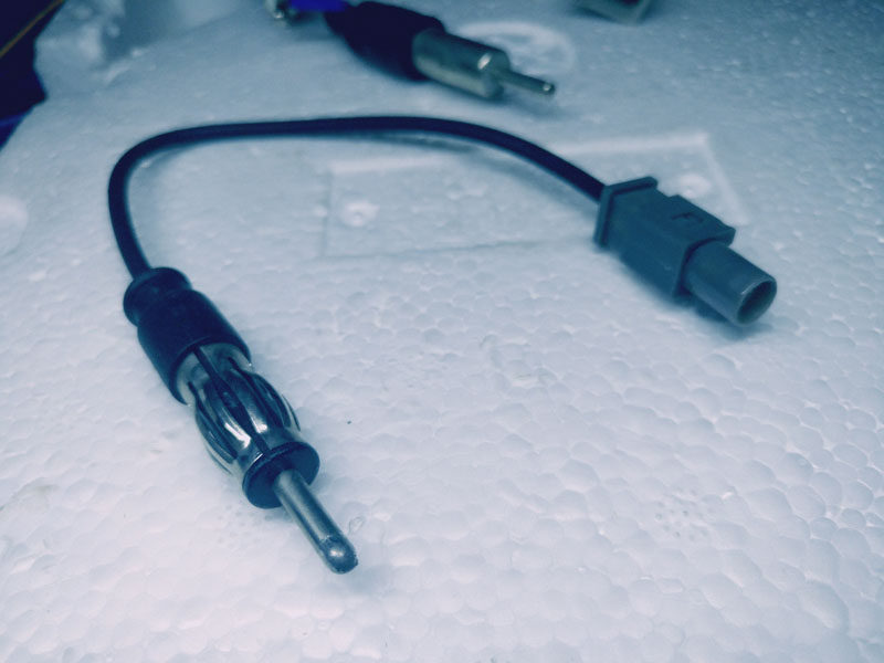 汽车车载收音机改装转换线转接线大众CDDVD导航机天线免剪转接头
