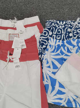 美单多色沙滩裤男女防尴尬速干温泉游泳裤短裤健身多功能训练慢跑