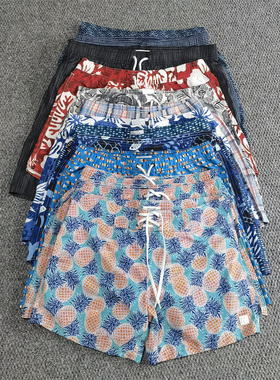 法国H男士多功能速干休闲运动短裤透气带内衬可当沙滩裤游泳健身