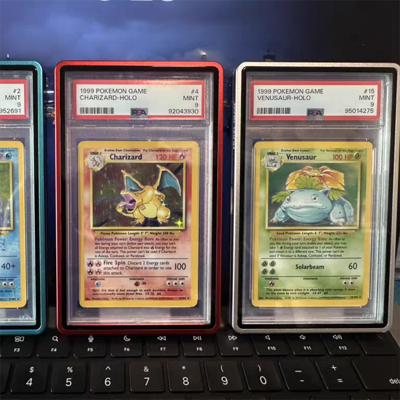 130PT卡CGC球星卡PSA评级卡保护壳pokemon卡砖PSA卡框BGS评级卡砖