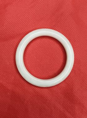 和田玉黑山料白玉手镯圈口57mm白度好硬度好性价比高上手厚重大气