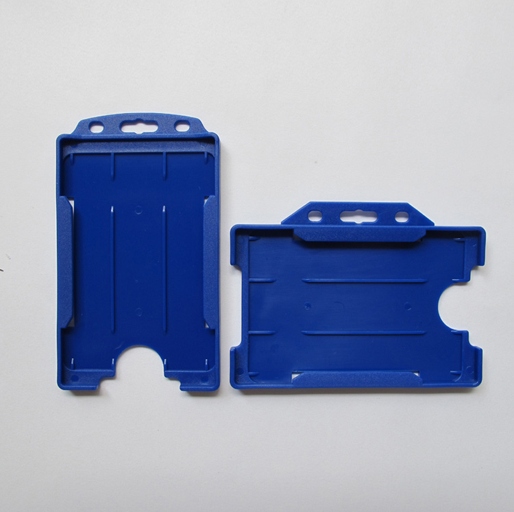 卡托蓝工牌卡套门禁卡硬质卡套