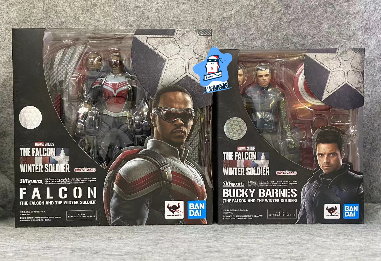现货 万代 shf 复仇者联盟 猎鹰 山姆 冬兵 巴基