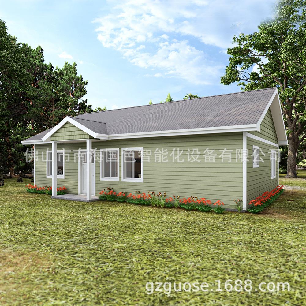 轻钢集成房屋快拼轻钢别墅可移动民宿海景房微宿房子生产厂家出口