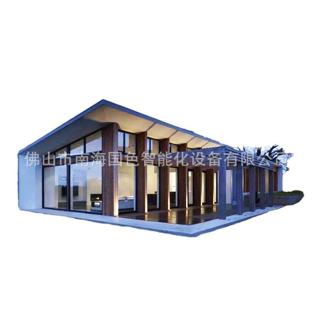 户外轻钢集成房屋智能化产品阳光房轻钢别墅钢结构房子厂家