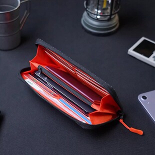 DOOMGEAR长款拉链手机钱包护照包12卡位皮夹零钱袋名片一体手拿包