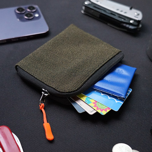 机能风多功能拉链零钱包