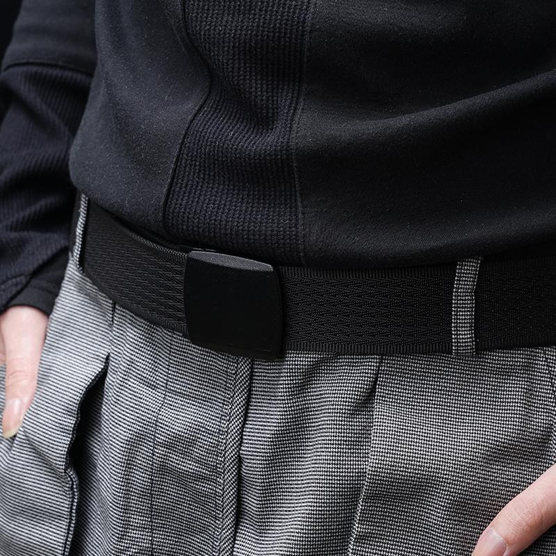 DOOMGEAR塑钢扣坦克纹腰带无金属防过敏男士军训运动户外休闲裤带