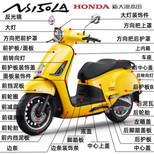 NS150LA外壳护板挡泥板面板