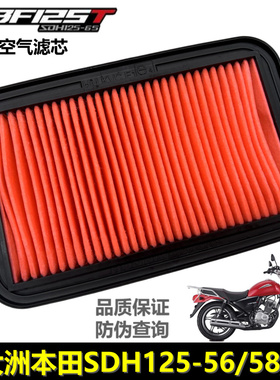 适用新大洲本田CBF125T锐猛滤芯CB125T-56-58-65锐猛空气滤器滤芯