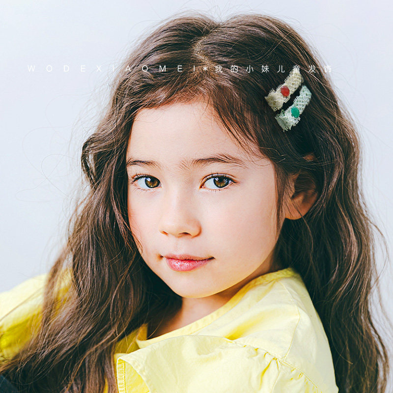 我的小妹儿童发卡子百搭女孩侧边鸭夹额前碎发bb夹可爱女童发夹