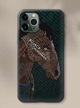 定制马男波杰克周边动画bojack horseman手机壳适用三星苹果华为