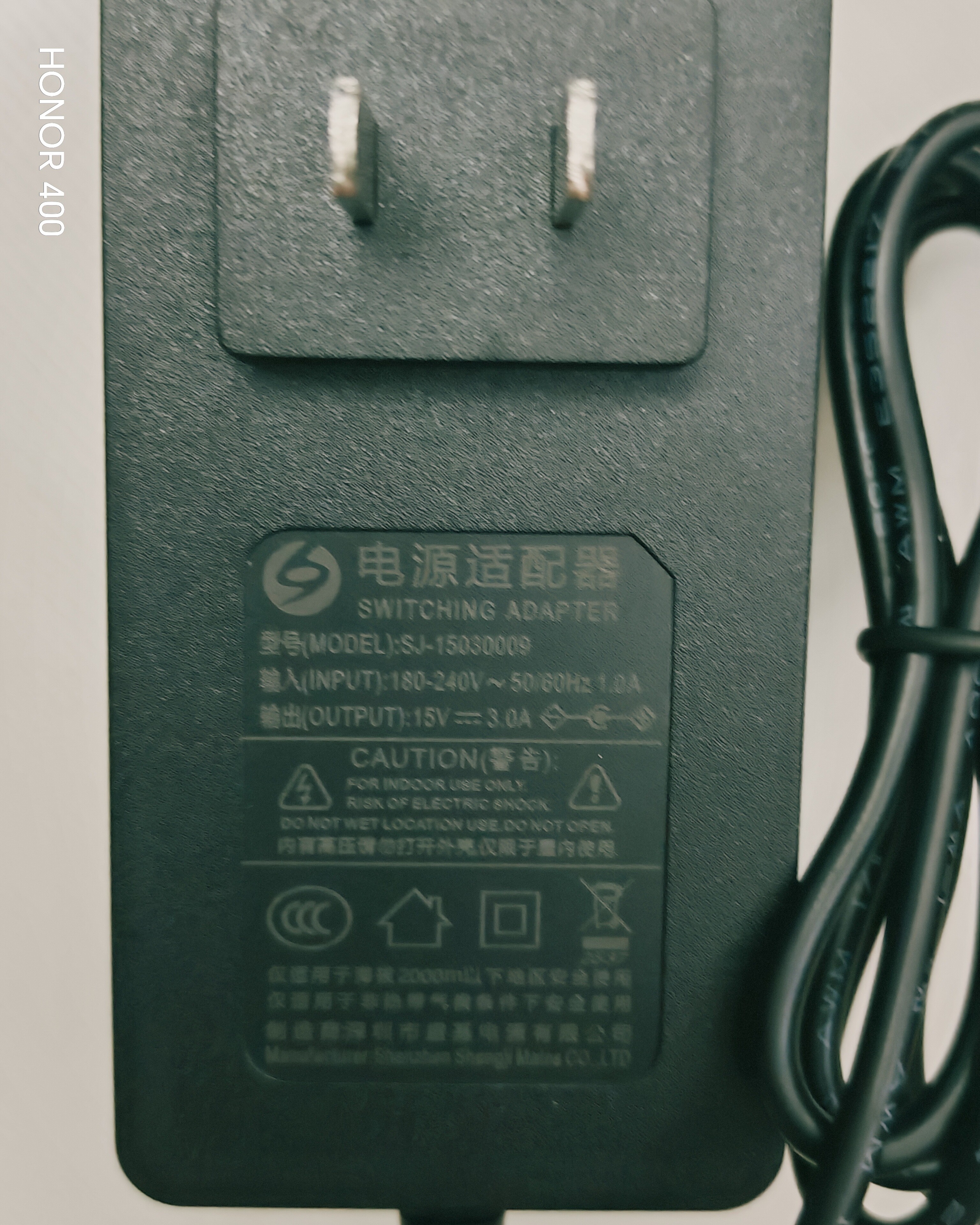 适用声优Q5s户外音响K歌15V3A充电器有源音箱直播电源适配器