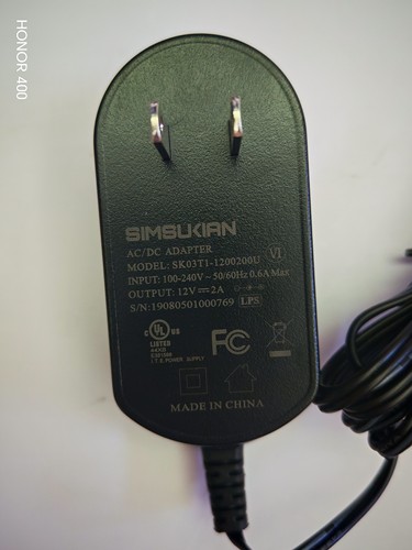 森树强 SK03T-1200200C 电源适配器 电源适配器 充电器12v2a