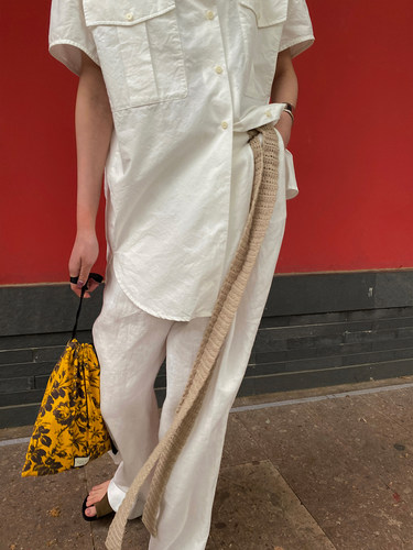 ABow2024精梳棉蝙蝠袖私服衬衫