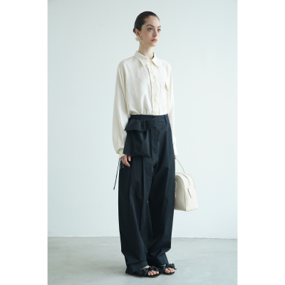 ABow2026可拆卸口袋宽松直筒裤