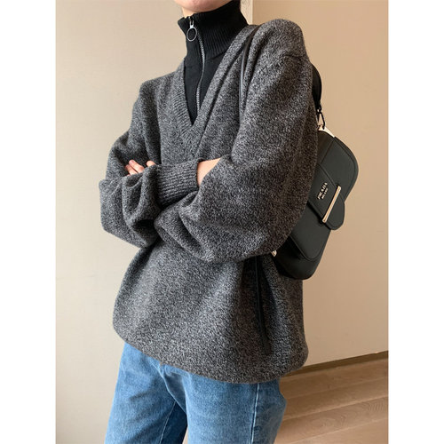 casual牛绒毛衣卫衣男友力情侣款