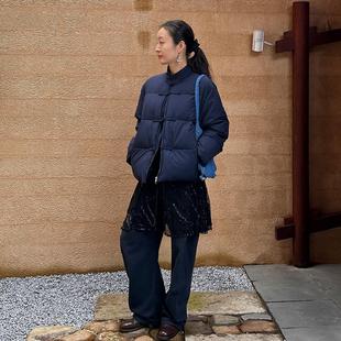 Bow 新中式 2024 东方高级感 文艺立领小棉袄外套 「深冬」经典